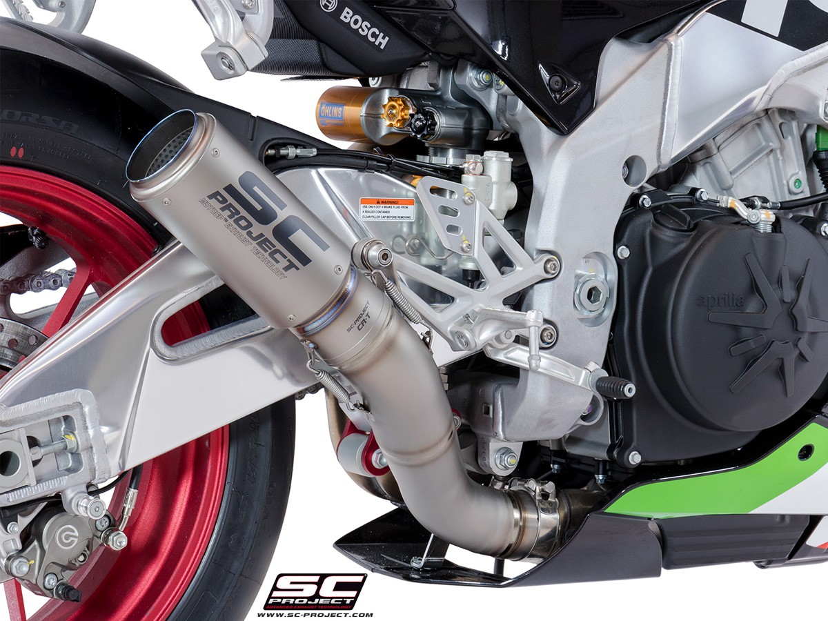 SC-Project 2018 Aprilia RSV4 CR-T High Mount Racing Exhaust