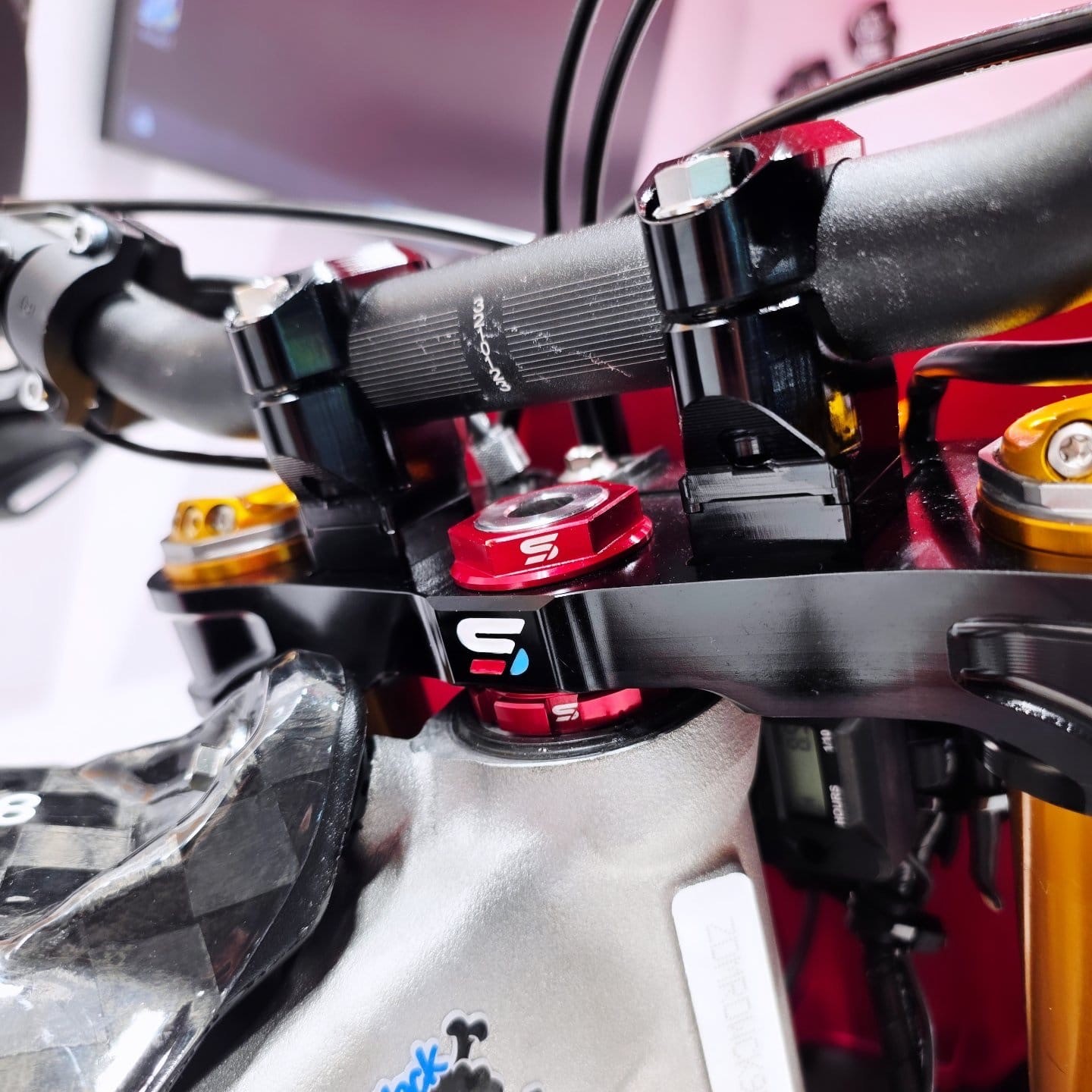 SPS Factory Ducati Desmo 450 Supermoto Triple Clamp Kit