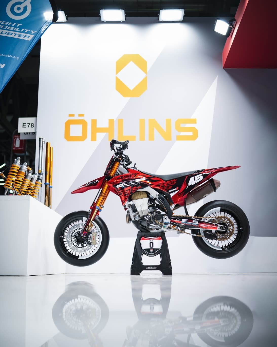 SPS Factory Radial Supermoto 108mm Fork Bottoms - Ducati Desmo 450