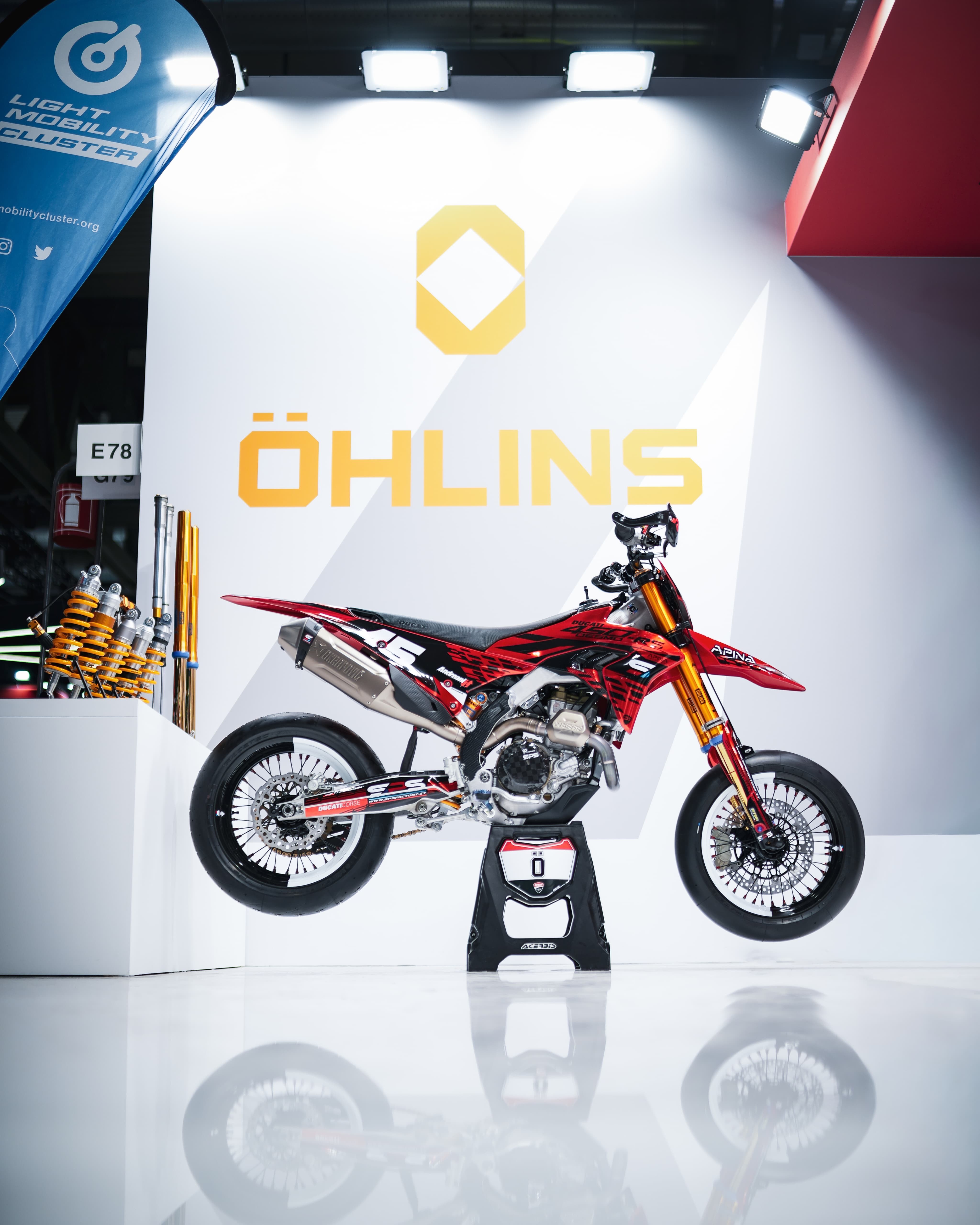 SPS Factory Ducati Desmo 450 Supermoto Triple Clamp Kit