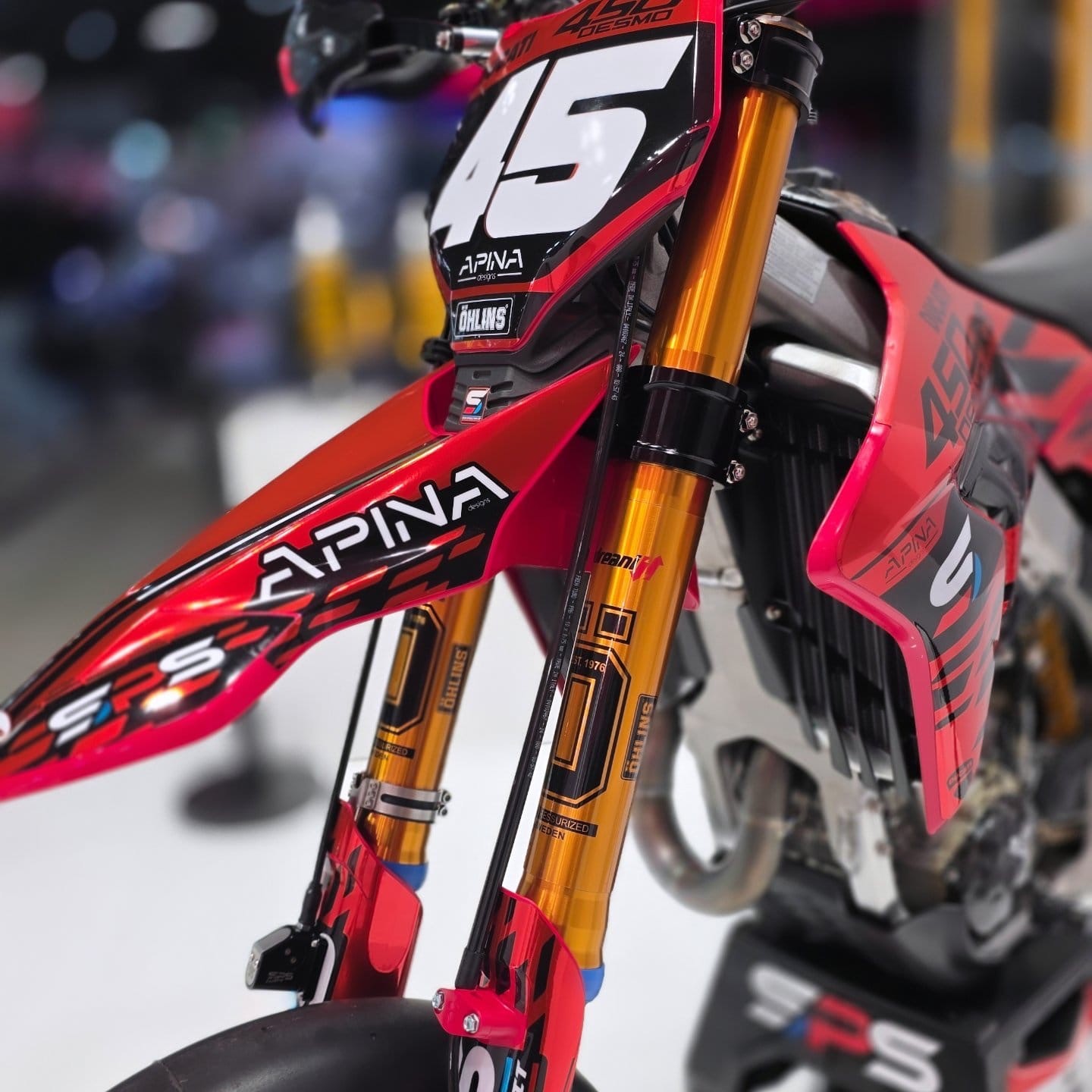 SPS Factory Ducati Desmo 450 Supermoto Triple Clamp Kit