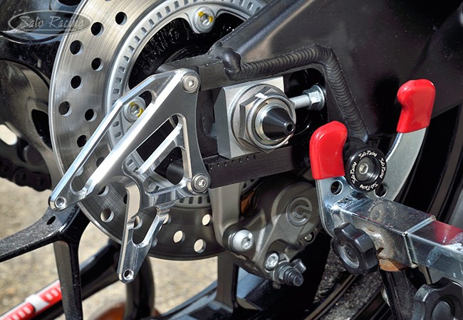 Sato Racing ' Race Concept ' Rear Axle Sliders  For Honda CBR1000RR-R 2020 - 2021