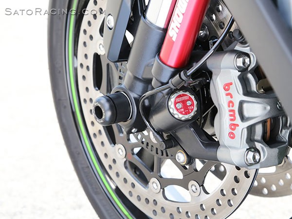 Sato Racing Kawasaki ZX10 - R 2016 - 2020 H2SX 2018 - 2021 Front Axle Sliders