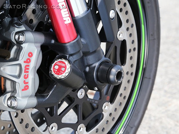 Sato Racing Kawasaki ZX10 - R 2016 - 2020 H2SX 2018 - 2021 Front Axle Sliders