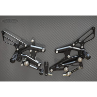 Sato Racing Adjustable Rearsets - 2018-2019 Kawasaki Ninja H2