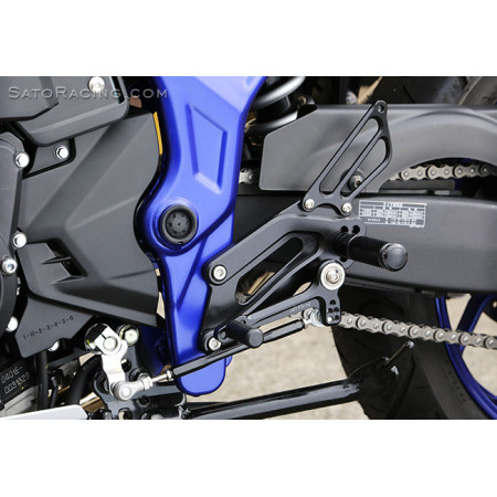 Sato Racing Standard Rearsets - Yamaha YZF-R3 (2015-2023)