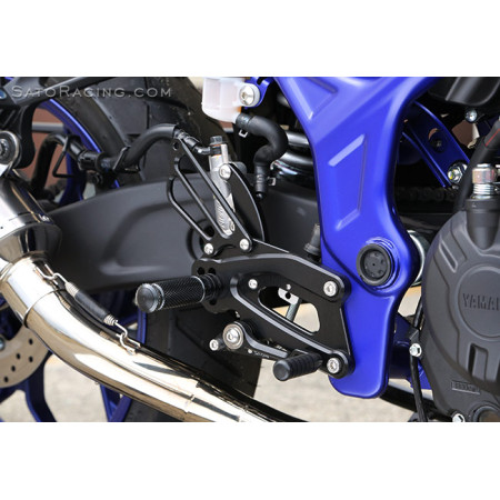 Sato Racing Standard Rearsets - Yamaha YZF-R3 (2015-2023)