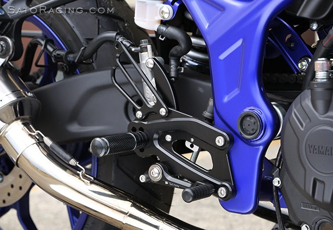 Sato Racing Standard Rearsets - Yamaha YZF-R3 (2015-2023)