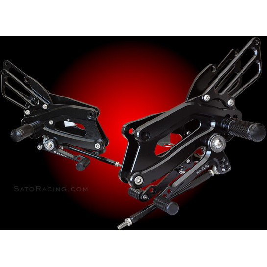 Sato Racing Standard Rearsets - Yamaha YZF-R3 (2015-2023)