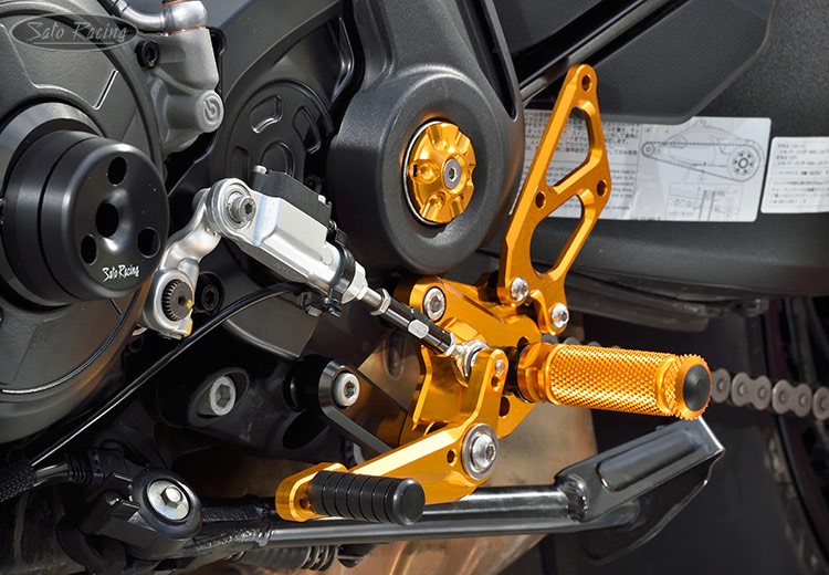 Sato Racing Rearsets Ducati Diavel 1260 (2020+) - for Ducati Quickshifter