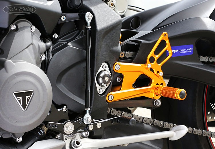 Sato Racing Rearsets | OEM Quickshifter Compatible | Triumph Street Triple 765 / RS (2020-2021)