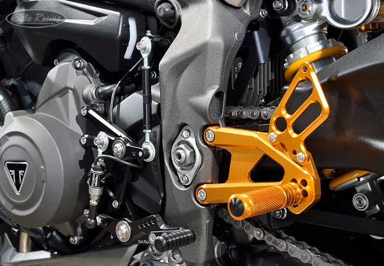 Sato Racing Rearsets | OEM Quickshifter Compatible | Triumph Street Triple 765 / RS (2020-2021)