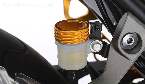 Sato Racing Nissin 38mm Rear Brake and Clutch Reservoir Cap