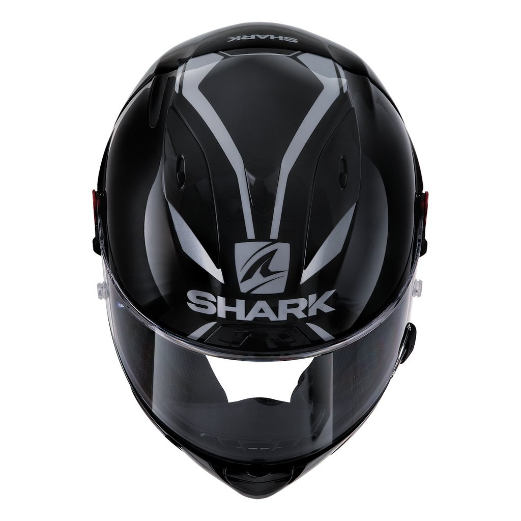 SHARK RACE-R PRO GP Spoiler Helmet 30th Anniversary BLACK / BLACK / PEARL -  HE8572DKKPXS
