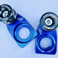 Spider Off-Road Chain Adjuster with Slider - 2003-2012 KTM SX / SXF / SMR (20mm axle)