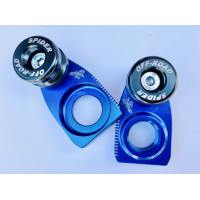 Spider Off-Road Chain Adjuster with Slider - 2003-2012 KTM SX / SXF / SMR (20mm axle)