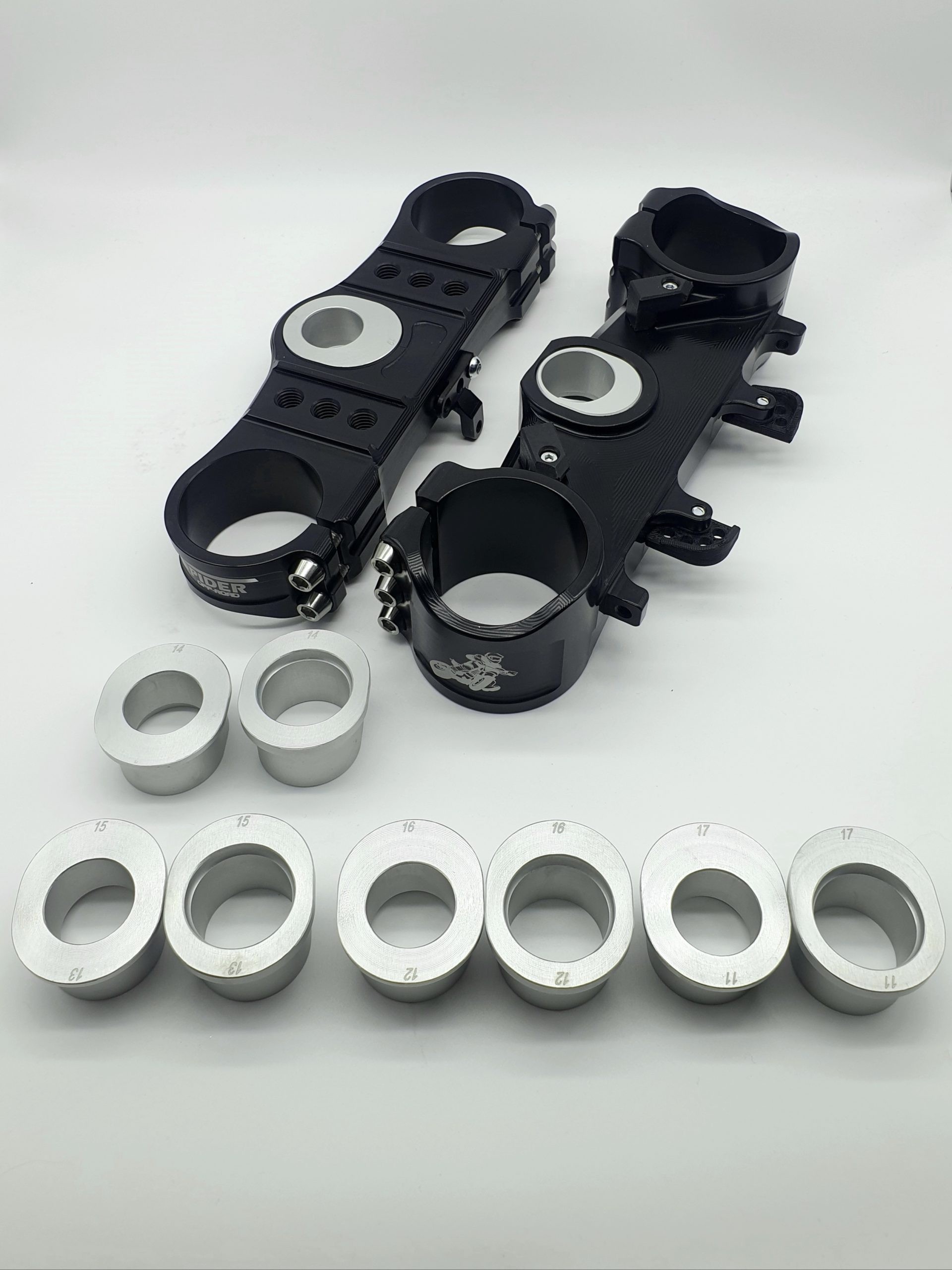 Spider Off-Road Supermoto Adjustable Triple Clamp Set - 2021+ Honda CRF450R