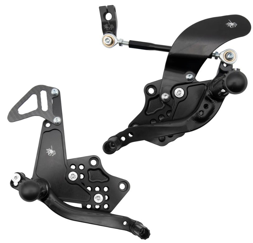 Spider Billet Adjustable Rearsets | Standard / GP Shft | Suzuki GSX-8R (2023-2025)