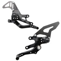 Spider Racing Adjustable Rearsets | Standard/GP Shift | Yamaha YZF-R7 (2020-2024)