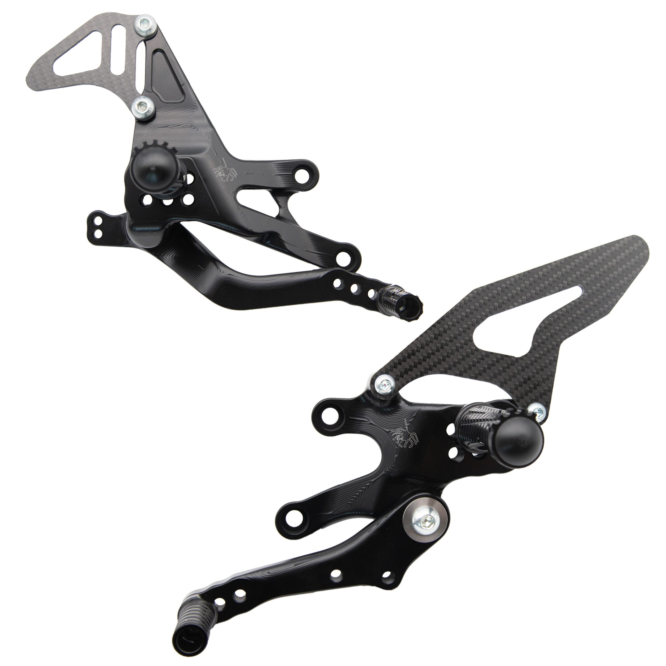 Spider Racing Adjustable Rearsets | Standard/GP Shift | Yamaha YZF-R7 (2020-2024)