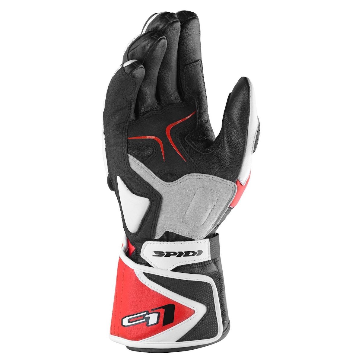 Spidi Carbo 1 Gloves -  Black/Red