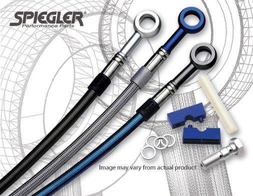Spiegler Rear Steel Braided Aprilia RSV Tuono 1000 2002 - 2005 Brake Line Kit