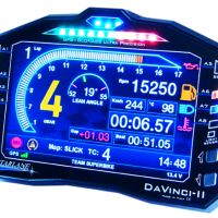 Starlane Davinci-II S Digital Color Dash, Lap Timer & Data Logger - Aprilia, BMW, Ducati, Honda, Kawasaki, Suzuki, Yamaha Starlane Davinci-II S Digital Color Dash, Lap Timer & Data Logger - Aprilia, BMW, Ducati, Honda, Kawasaki, Suzuki, Yamaha