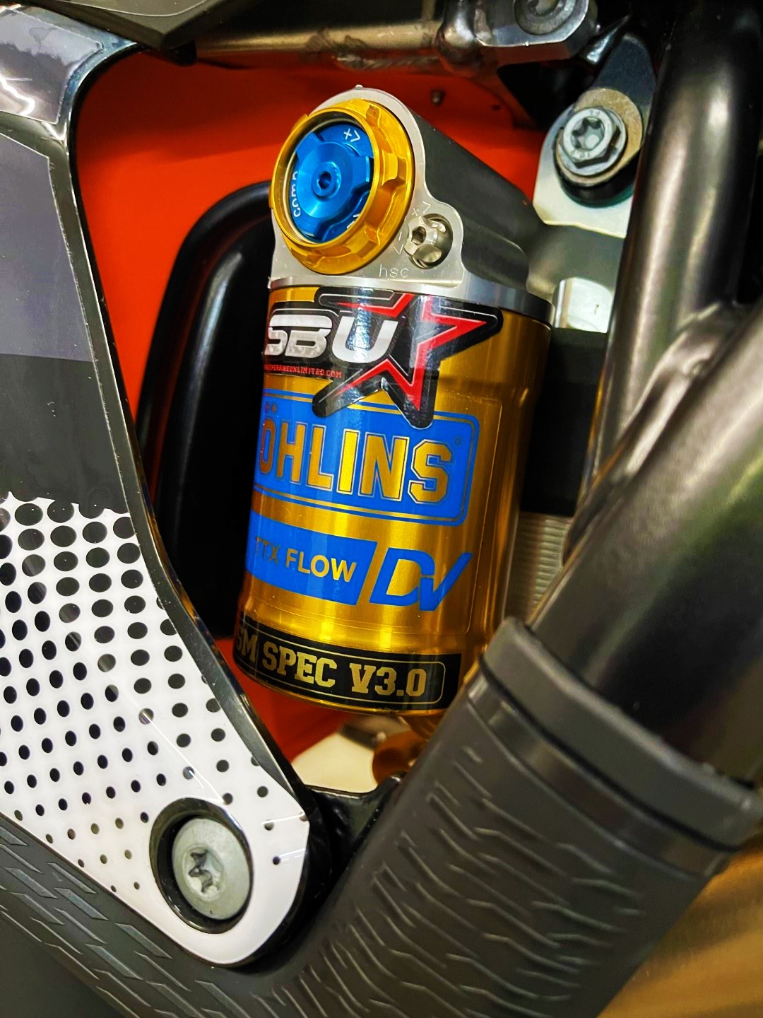 Öhlins TTX Flow DV Shock Absorber Supermoto - Yamaha YZ450F 2018