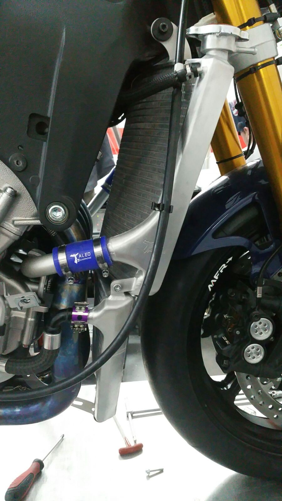 Taleo Tecnoracing Superbike Oil / Water Radiator Kit + Oil Set - 2015-2019 Yamaha YZF-R1 / R1M