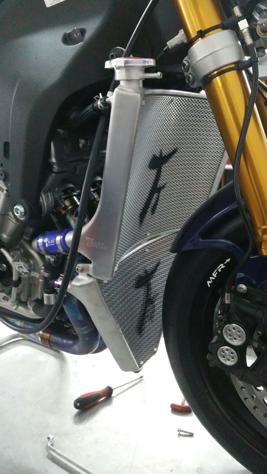 Taleo Tecnoracing Superbike Oil / Water Radiator Kit + Oil Set - 2015-2019 Yamaha YZF-R1 / R1M