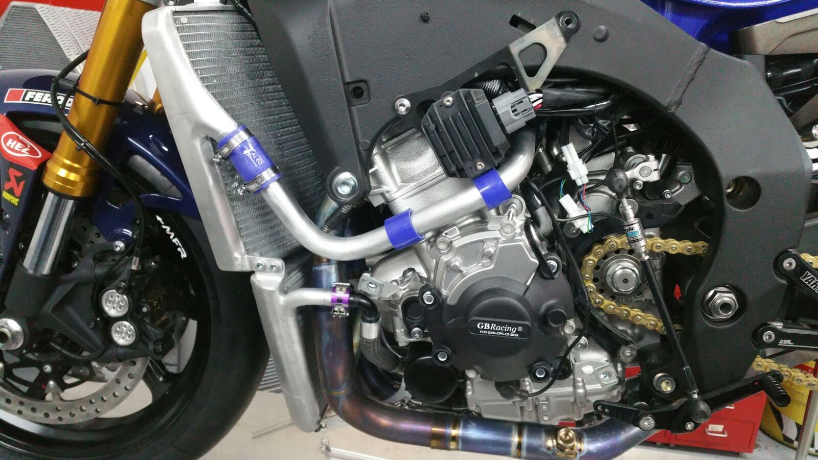 Taleo Tecnoracing Superbike Oil / Water Radiator Kit + Oil Set - 2015-2019 Yamaha YZF-R1 / R1M