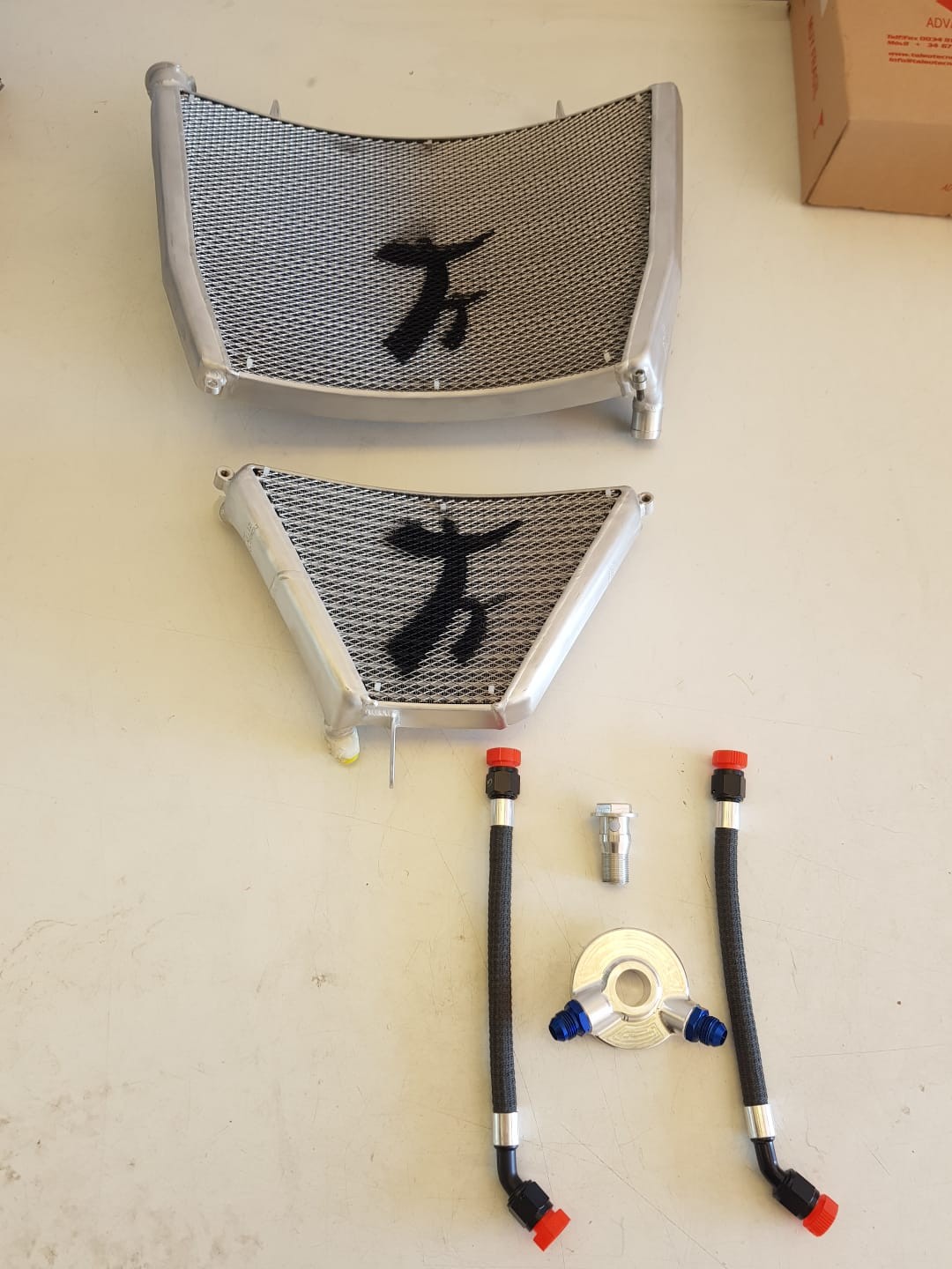Taleo Tecnoracing Superbike Radiator Kit - 2017+ CBR1000RR Superbike Water & Oil Radiator Kit + Oil Kit