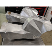 USED 2016-2024 Kawasaki ZX-10RR / ZX-10R Superbike Fuel Tank Set (x2) and Carbon Cover