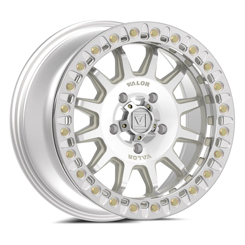Valor Offroad V09 Beadlock Aluminum UTV Wheel | Raw Machined | Can-Am Valor Offroad V09 Beadlock Aluminum UTV Wheel | Raw Machined | Can-Am