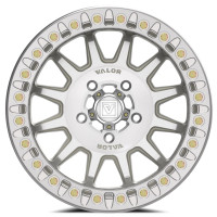 Valor Offroad V09 Beadlock Aluminum UTV Wheel | Raw Machined