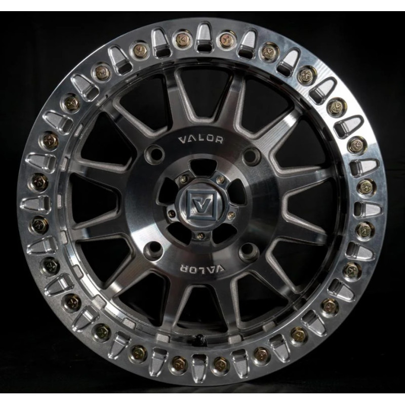 Valor Offroad V09 Beadlock Aluminum UTV Wheel | Raw Machined | Can-Am Valor Offroad V09 Beadlock Aluminum UTV Wheel | Raw Machined | Can-Am