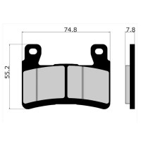 VESRAH VD-447 RJL-XX Brake Pad Kit for Kawasaki ZX-6R (2013-2022)