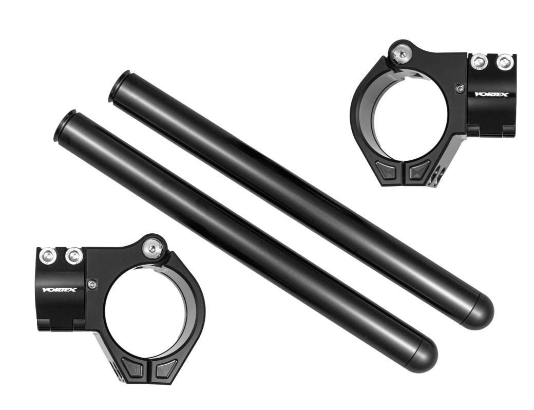 Vortex Motorcycle Zero Offset 7 Degree Clip On Set