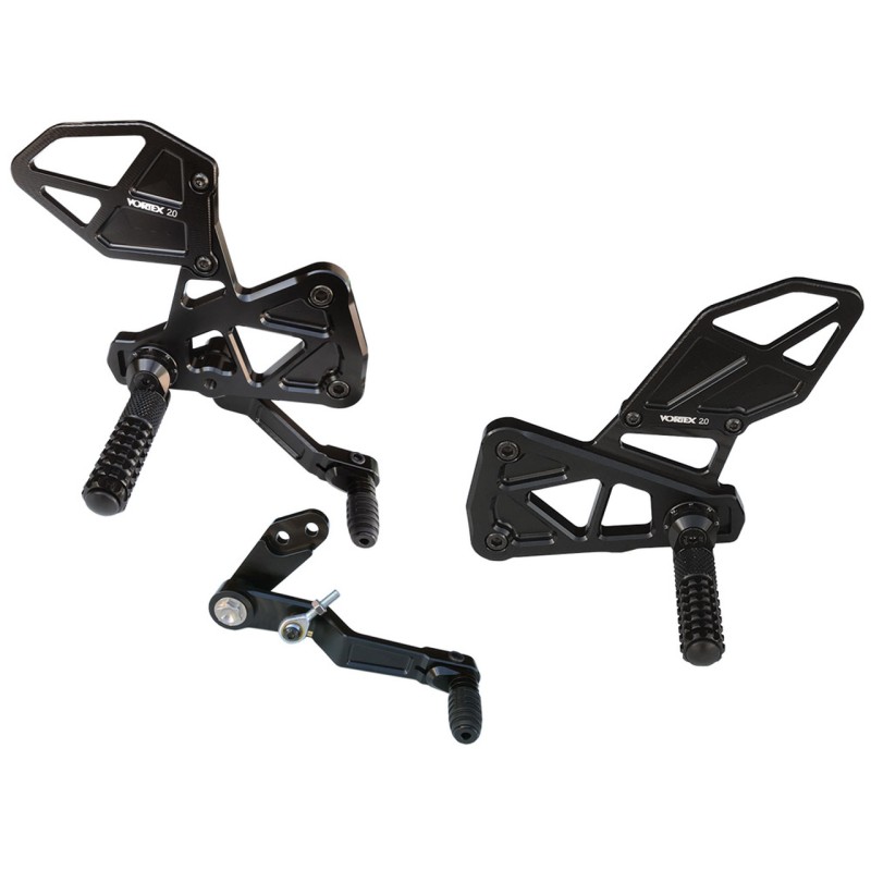 Vortex V3 2.0 Adjustable Rearsets 2017-2019 Suzuki GSX-R1000 / GSX-R1000R Vortex V3 2.0 Adjustable Rearsets 2017-2019 Suzuki GSX-R1000 / GSX-R1000R