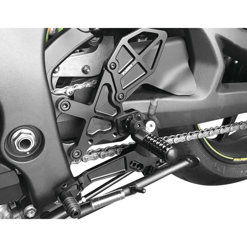 Vortex V3 2.0 Adjustable Rearsets 2016-2020 Kawasaki Ninja ZX-10R / ZX-10RR