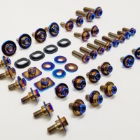 Warp 9 Titanium Body Bolt Kit for Yamaha YZ250F / YZ450F Warp 9 Titanium Body Bolt Kit for Yamaha YZ250F / YZ450F