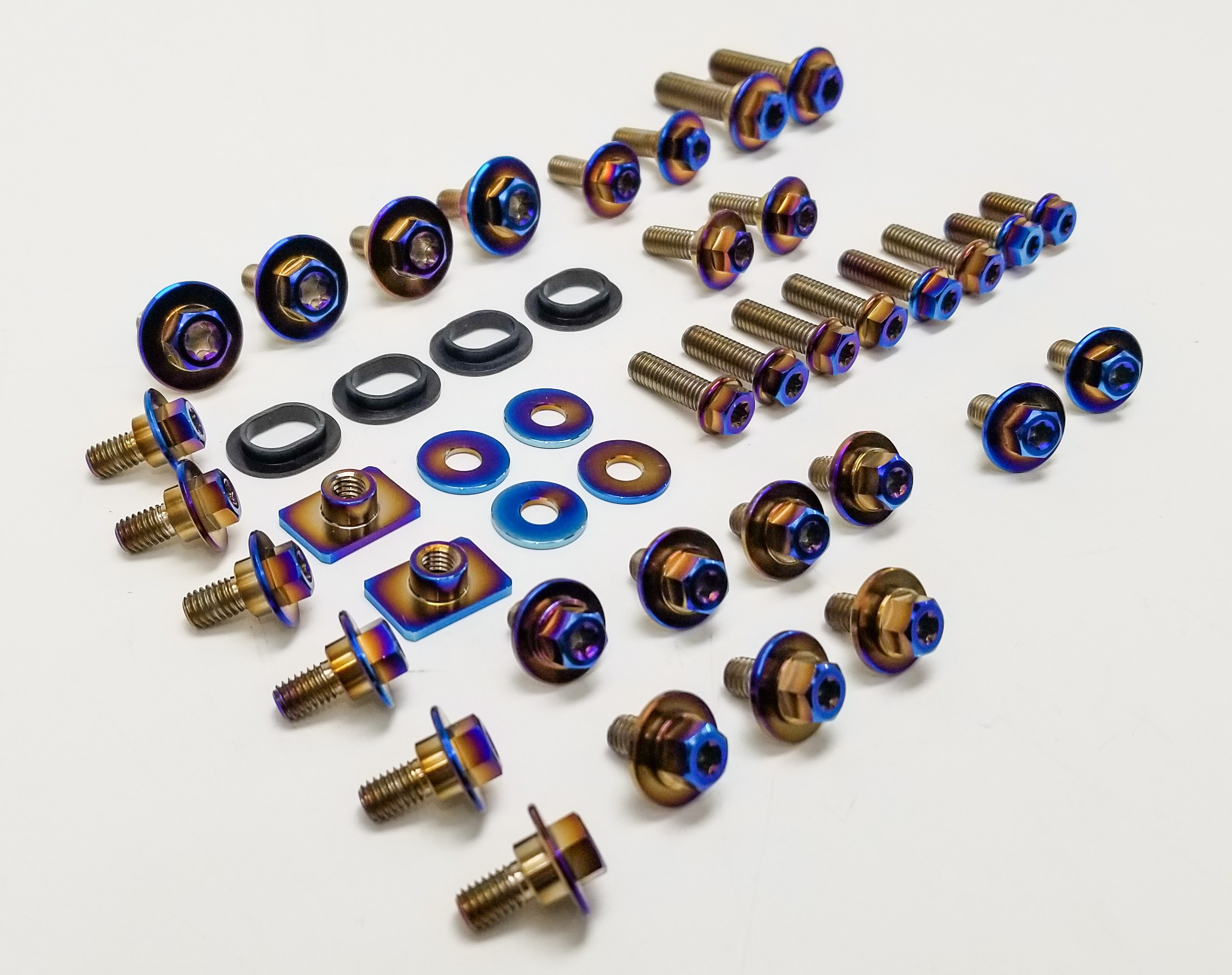 Warp 9 Titanium Body Bolt Kit for Yamaha YZ250F / YZ450F