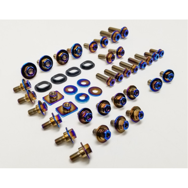 Warp 9 Titanium Body Bolt Kit for Suzuki RM-Z450 Warp 9 Titanium Body Bolt Kit for Suzuki RM-Z450