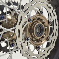 Warp 9 Titanium Front or Rear Brake Rotor Bolt Kit all KTMs 85cc thru 50cc Warp 9 Titanium Front or Rear Brake Rotor Bolt Kit all KTMs 85cc thru 50cc