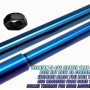 Warp 9 Titanium Front Axle for Honda Offroad / Supermoto 2009-2021