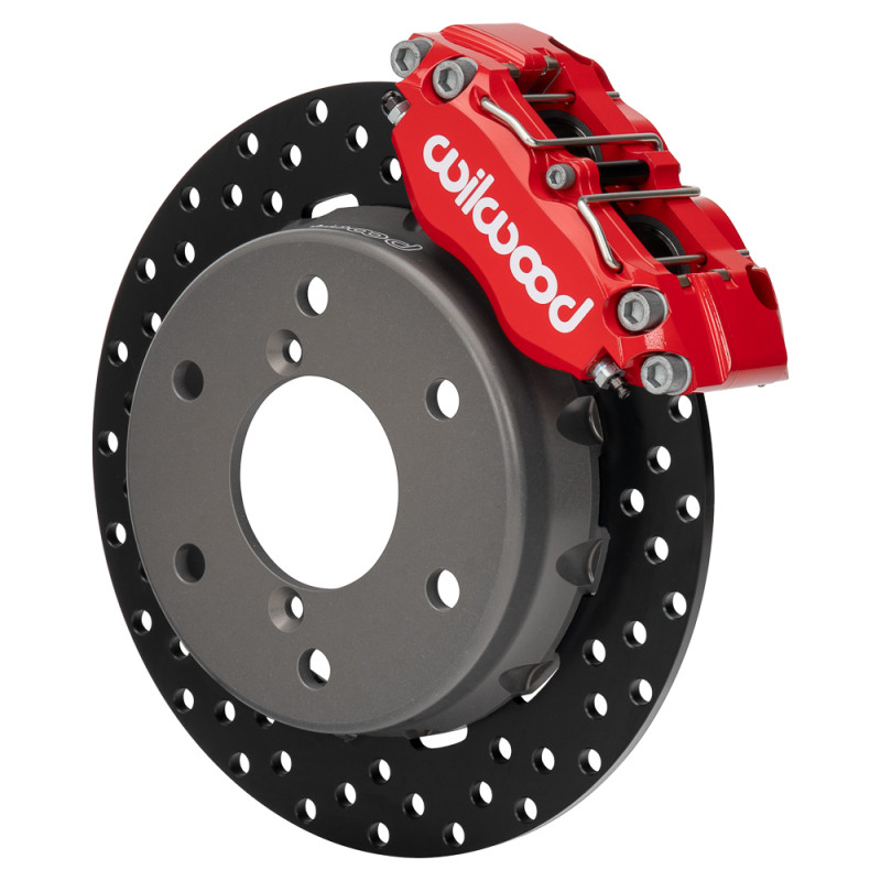 Wilwood Big Brake NDPR Drilled Front Brake Kit | RED  | CAN-AM | Maverick R (2024-2026)