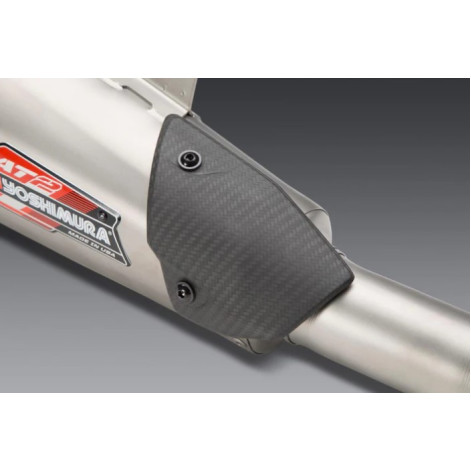 Yoshimura Race AT2 Stainless Steel Slip-On Exhaust w/ Stainless Silencer- Triumph Street Triple (2018-2023) Yoshimura Race AT2 Stainless Steel Slip-On Exhaust w/ Stainless Silencer- Triumph Street Triple (2018-2023)