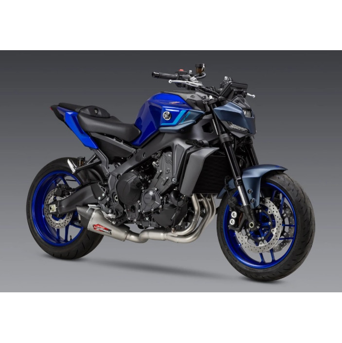 Yoshimura Race AT2 Full Stainless Steel Exhaust w/ Stainless Silencer | Yamaha | MT-09 (2021-2026) / XSR 900 (2022-2025) Yoshimura Race AT2 Full Stainless Steel Exhaust w/ Stainless Silencer | Yamaha | MT-09 (2021-2026) / XSR 900 (2022-2025)