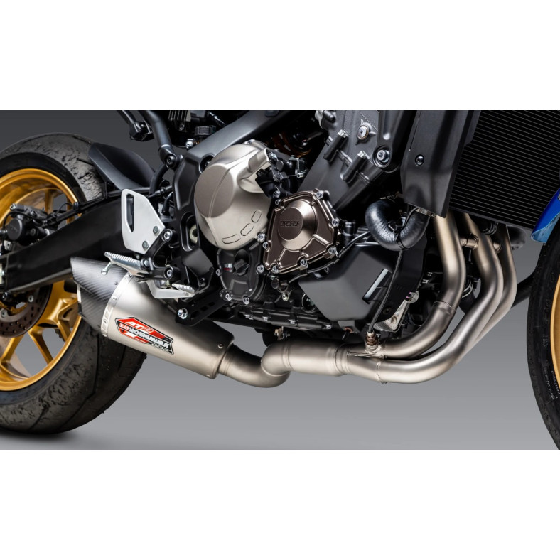 Yoshimura Race AT2 Full Stainless Steel Exhaust w/ Stainless Silencer | Yamaha | MT-09 (2021-2026) / XSR 900 (2022-2025) Yoshimura Race AT2 Full Stainless Steel Exhaust w/ Stainless Silencer | Yamaha | MT-09 (2021-2026) / XSR 900 (2022-2025)