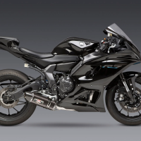 Yoshimura Works R-77 Stainless Steel Full-System w/ Carbon Fiber Muffler - Yamaha MT-07 (2015-2023) / XSR700 (2018-2022) / R7 (2022-2023) Yoshimura Works R-77 Stainless Steel Full-System w/ Carbon Fiber Muffler - Yamaha MT-07 (2015-2023) / XSR700 (2018-2022) / R7 (2022-2023)